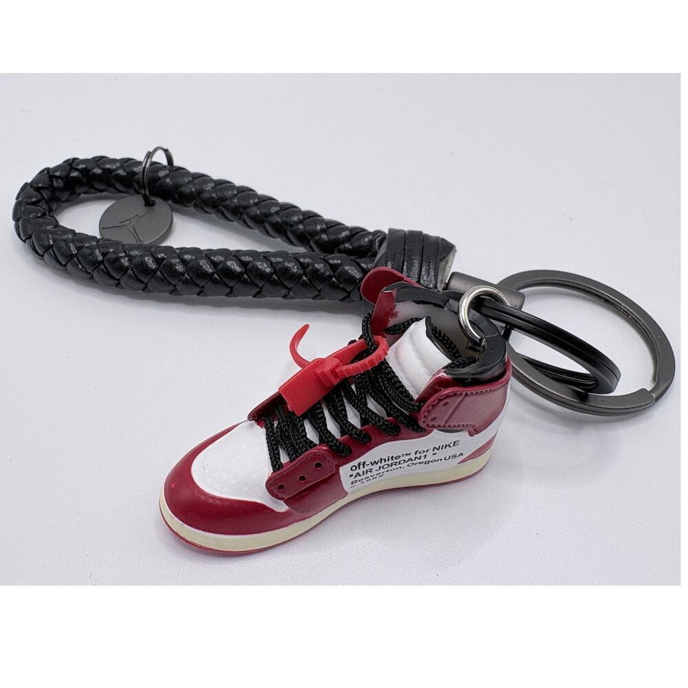 Air Jordan 1 Off-White Chicago Sneaker Keychain